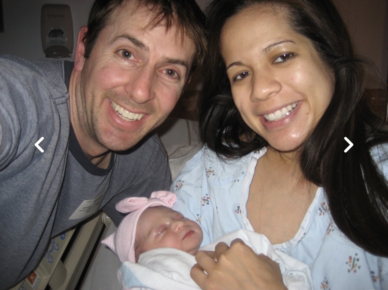 Padrick and family welcoming a new baby